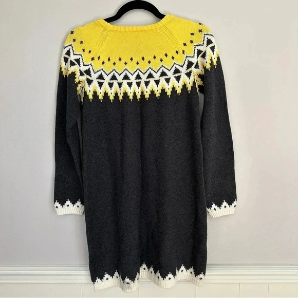 Hanna Anderson Girl's/Kid Wool Blend Gray & Yellow Sweater Dress Sz 150, 12 NWT - Picture 9 of 9